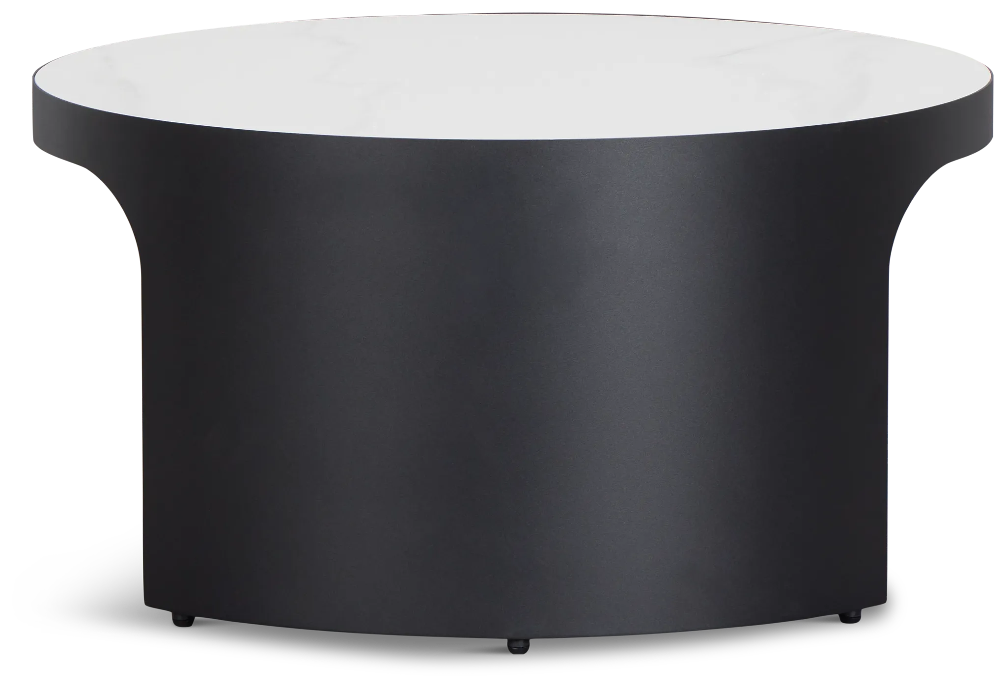 Abel White Round Coffee Table