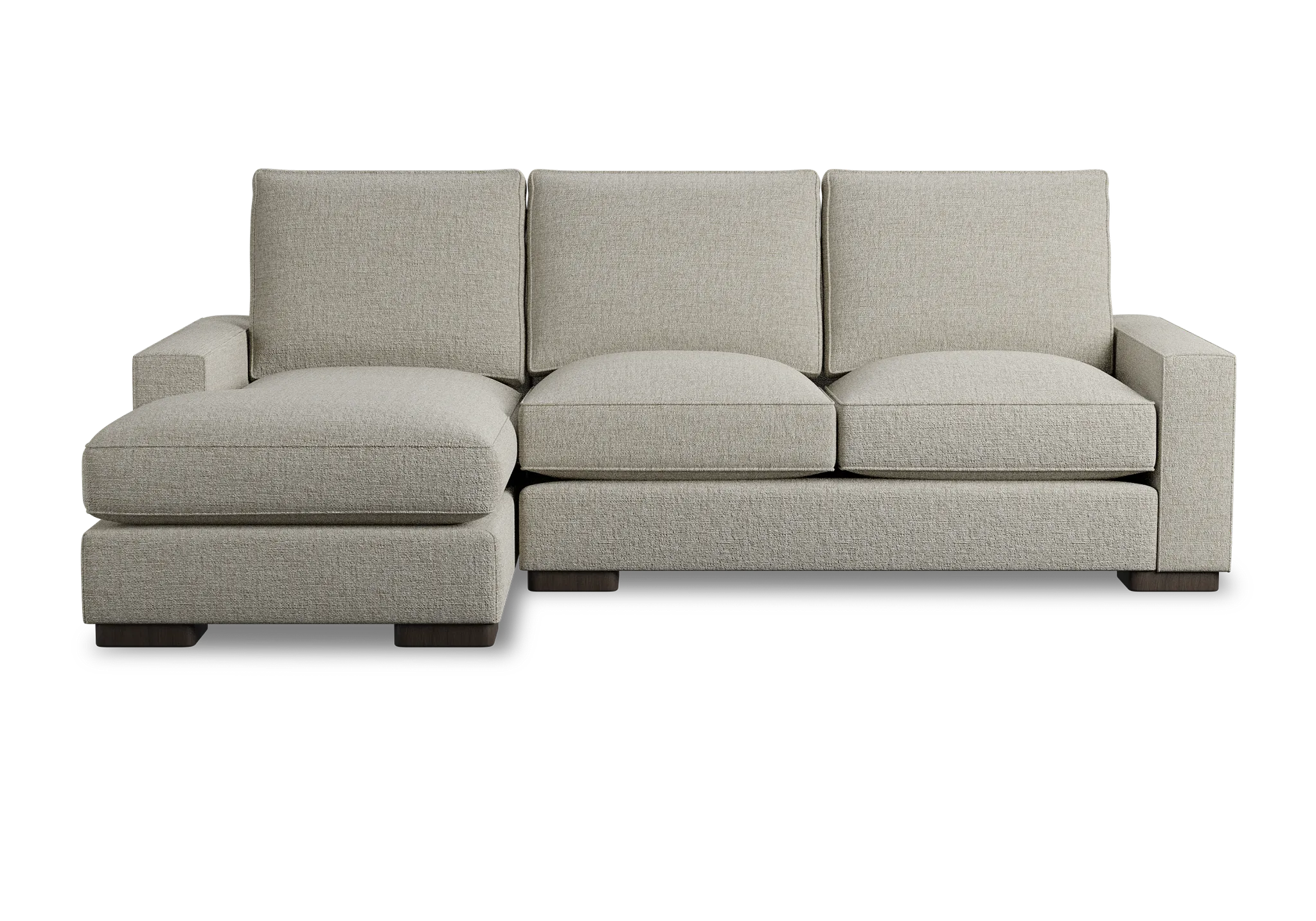 Edgewater Victory Taupe Left Chaise Sectional