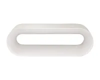 Pierce White Oval Bench