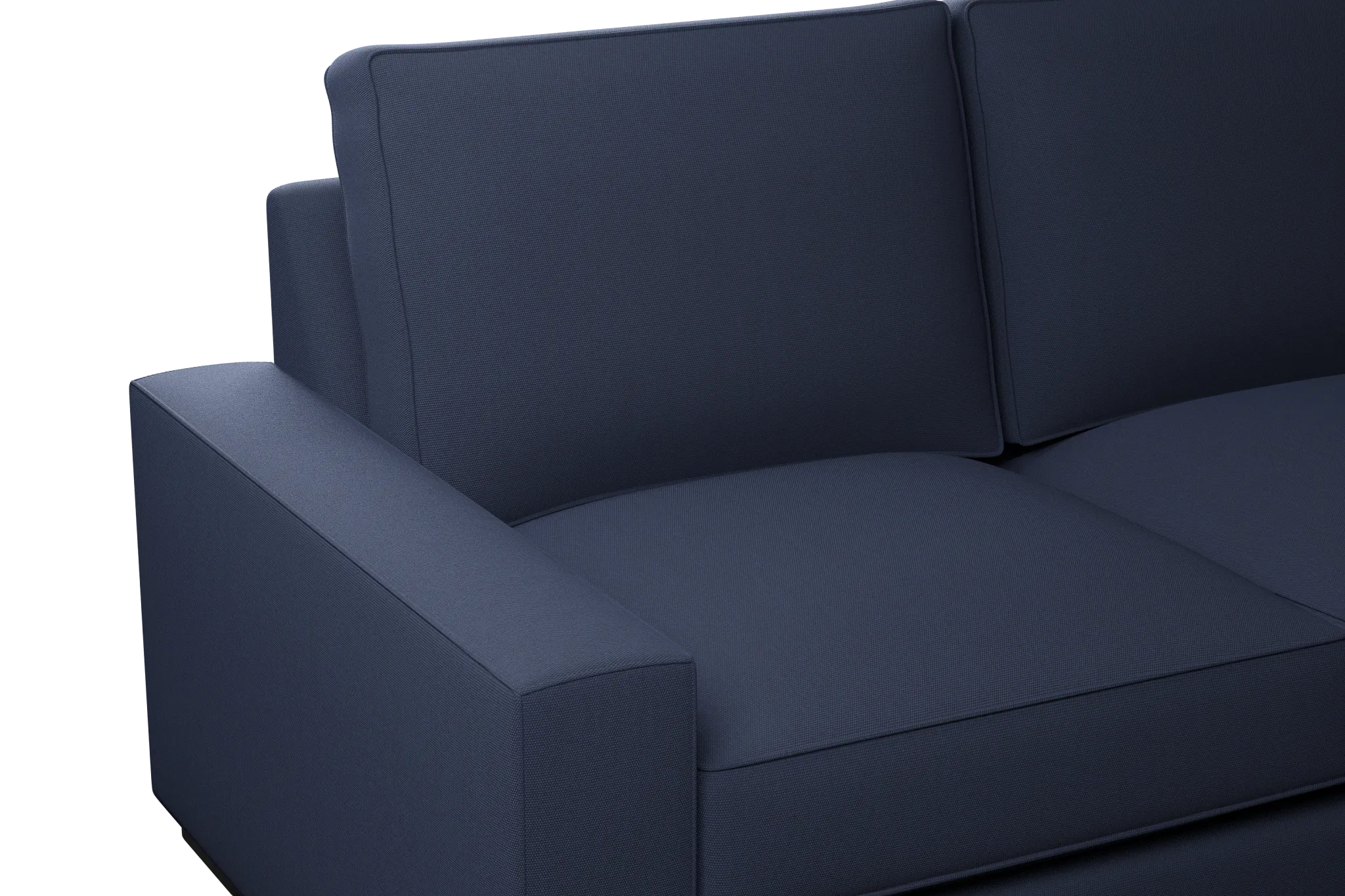 Edgewater Peyton Dark Blue Right Chaise Sectional