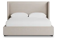 Captiva Elite Taupe 48" Upholstered Shelter Bed