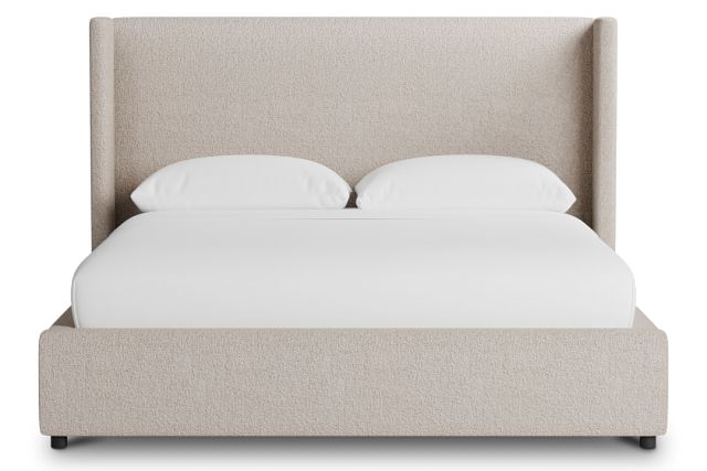 Captiva Elite Taupe 48" Upholstered Shelter Bed