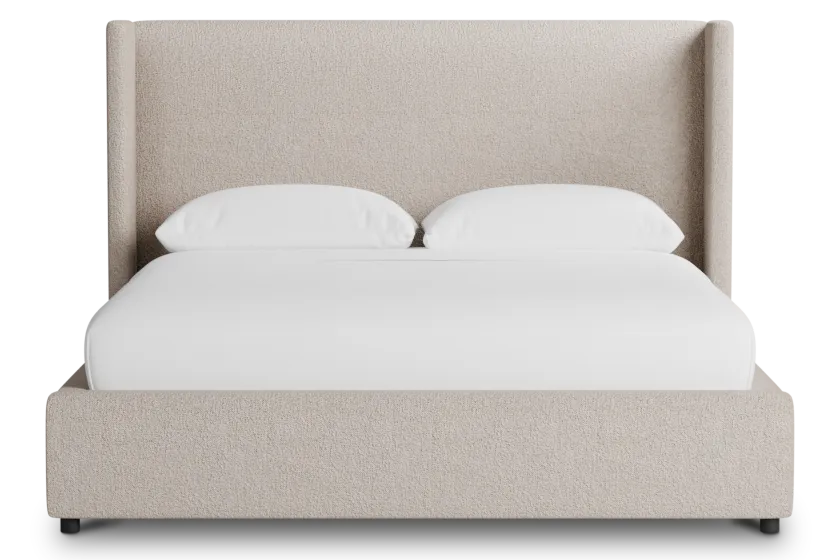 Captiva Elite Taupe 48" Upholstered Shelter Bed