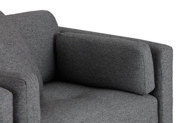 Casen Dark Gray Fabric Chair