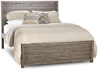 Seattle Gray Wood Platform Bed