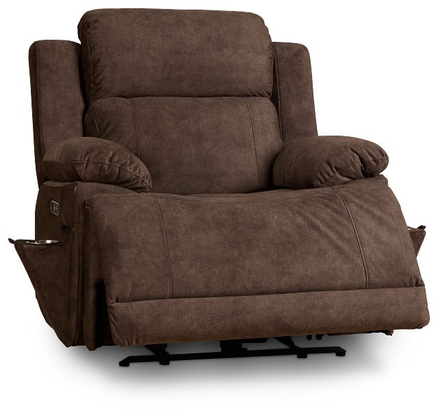 Benson Brown Micro Power Recliner