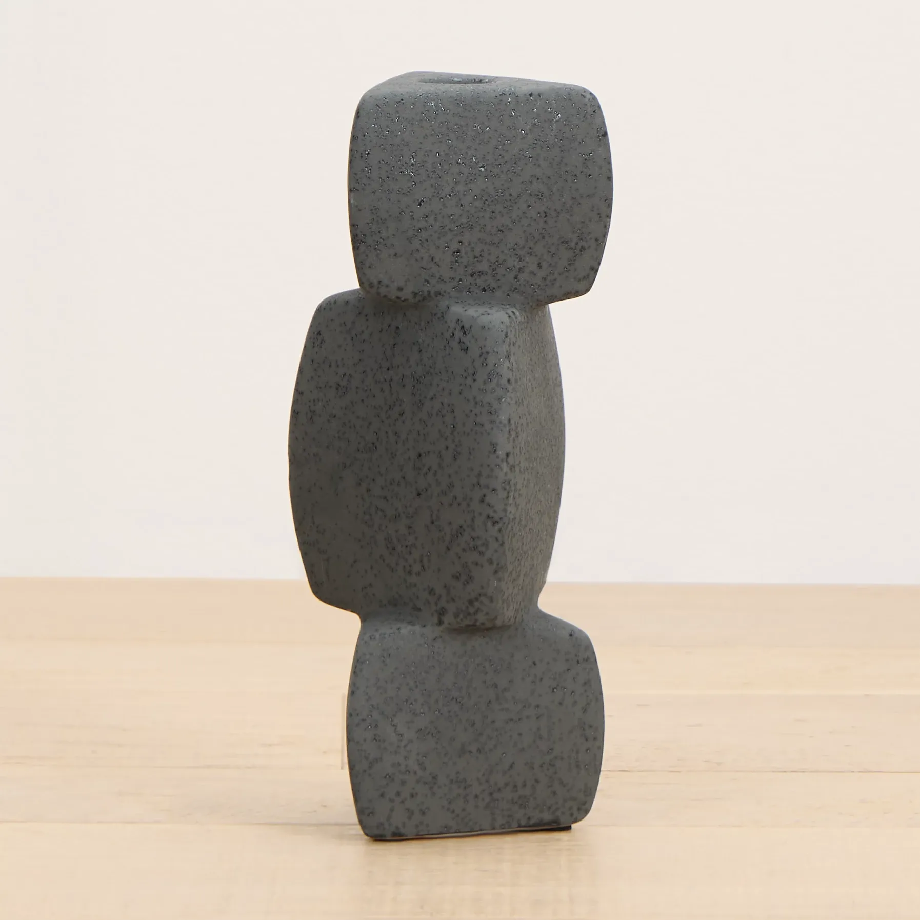Owald Black Small Candle Holder