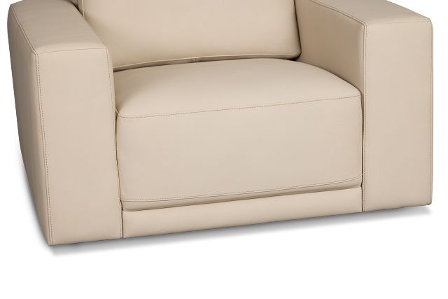 Kellan Ivory Leather Chair