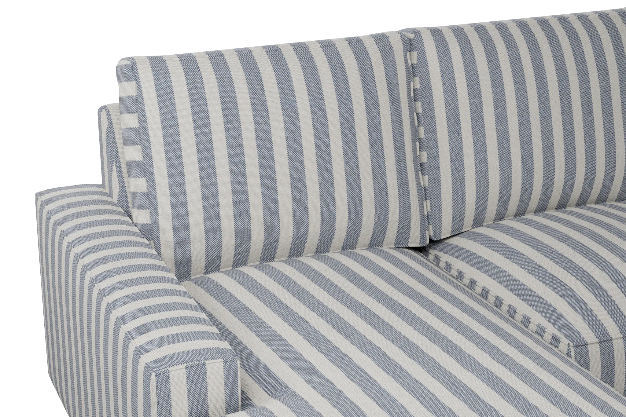 Edgewater Sea Lane Dark Blue Medium Left Chaise Sectional