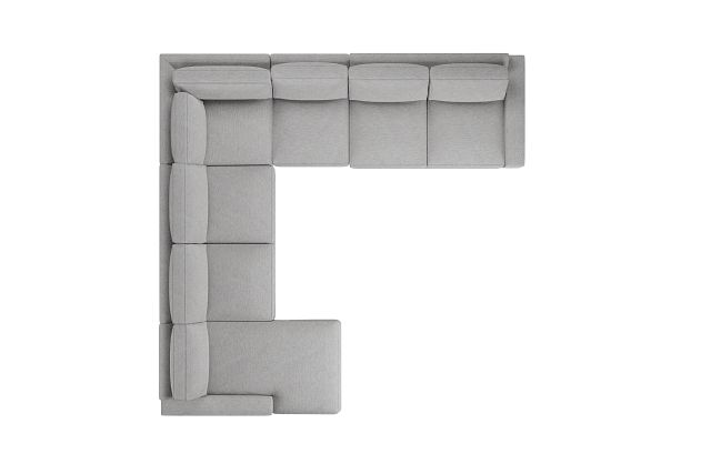 Edgewater Maguire Gray Large Left Chaise Sectional