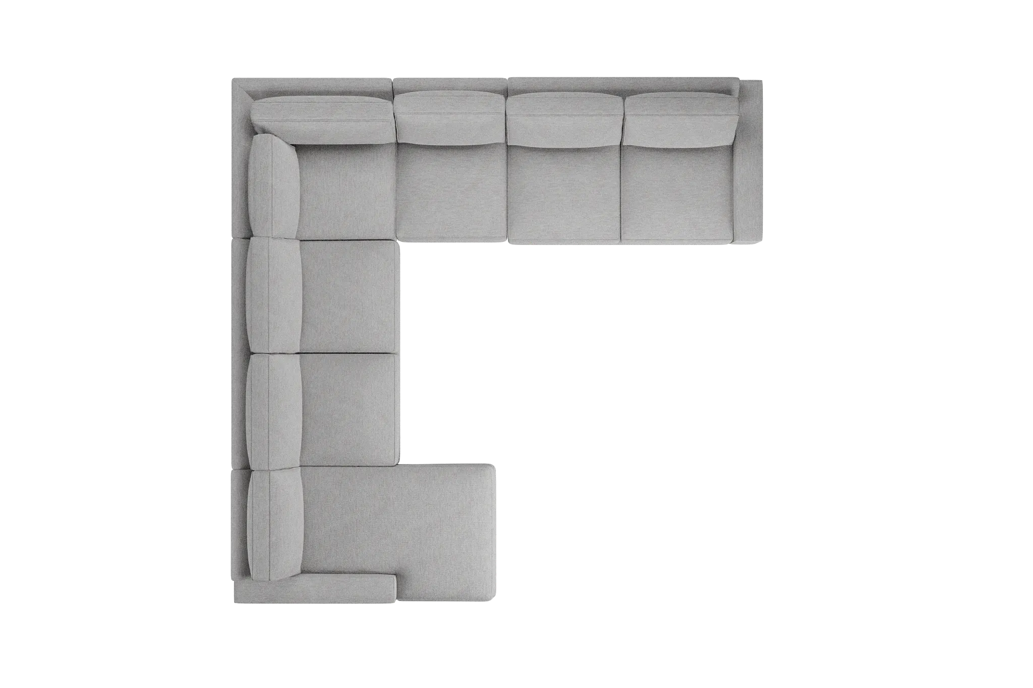 Edgewater Maguire Gray Large Left Chaise Sectional