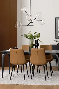 Kai Chrome Glass Chandelier