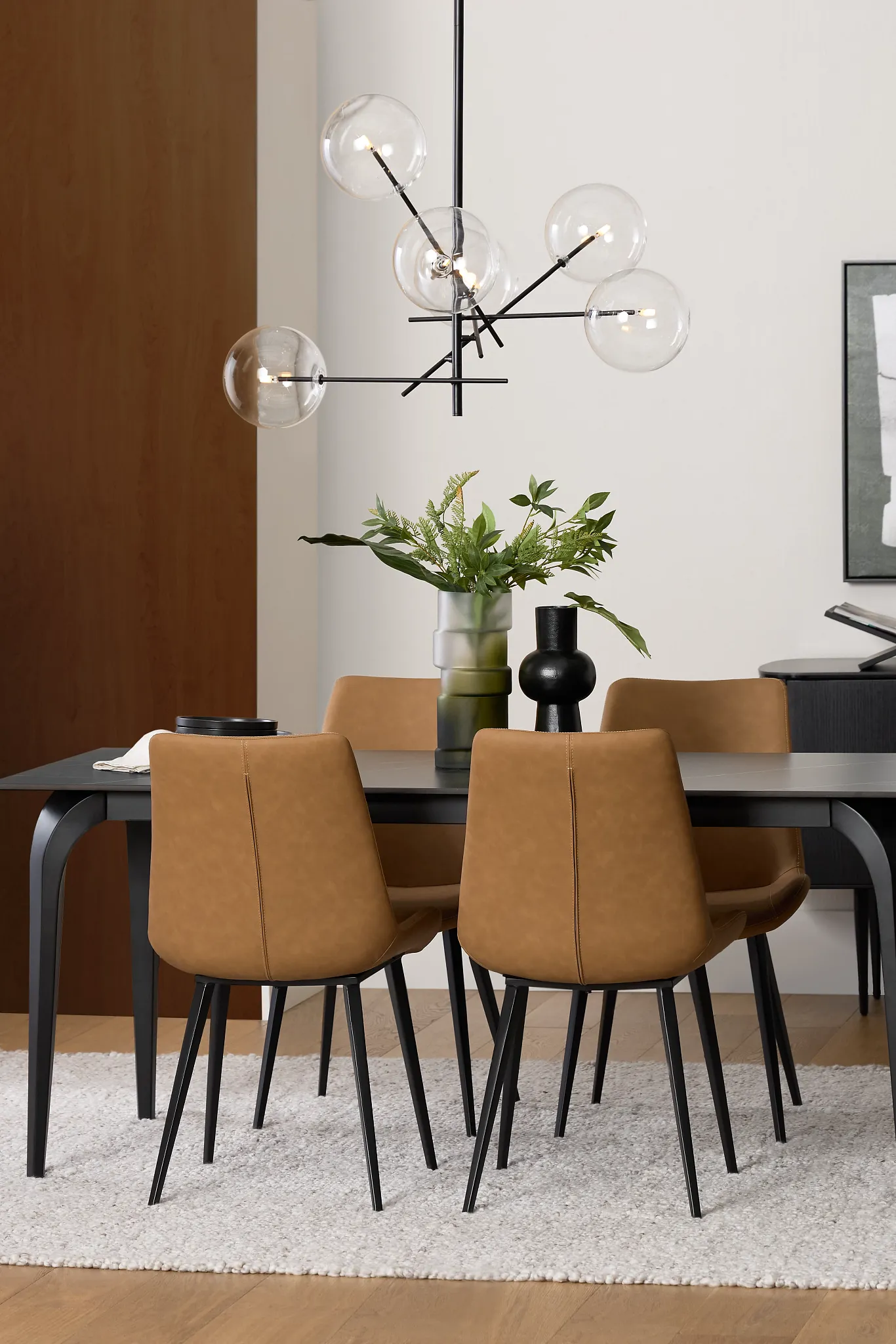 Kai Chrome Glass Chandelier