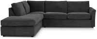 Maxie Dark Gray Micro Small Left Bumper Sectional