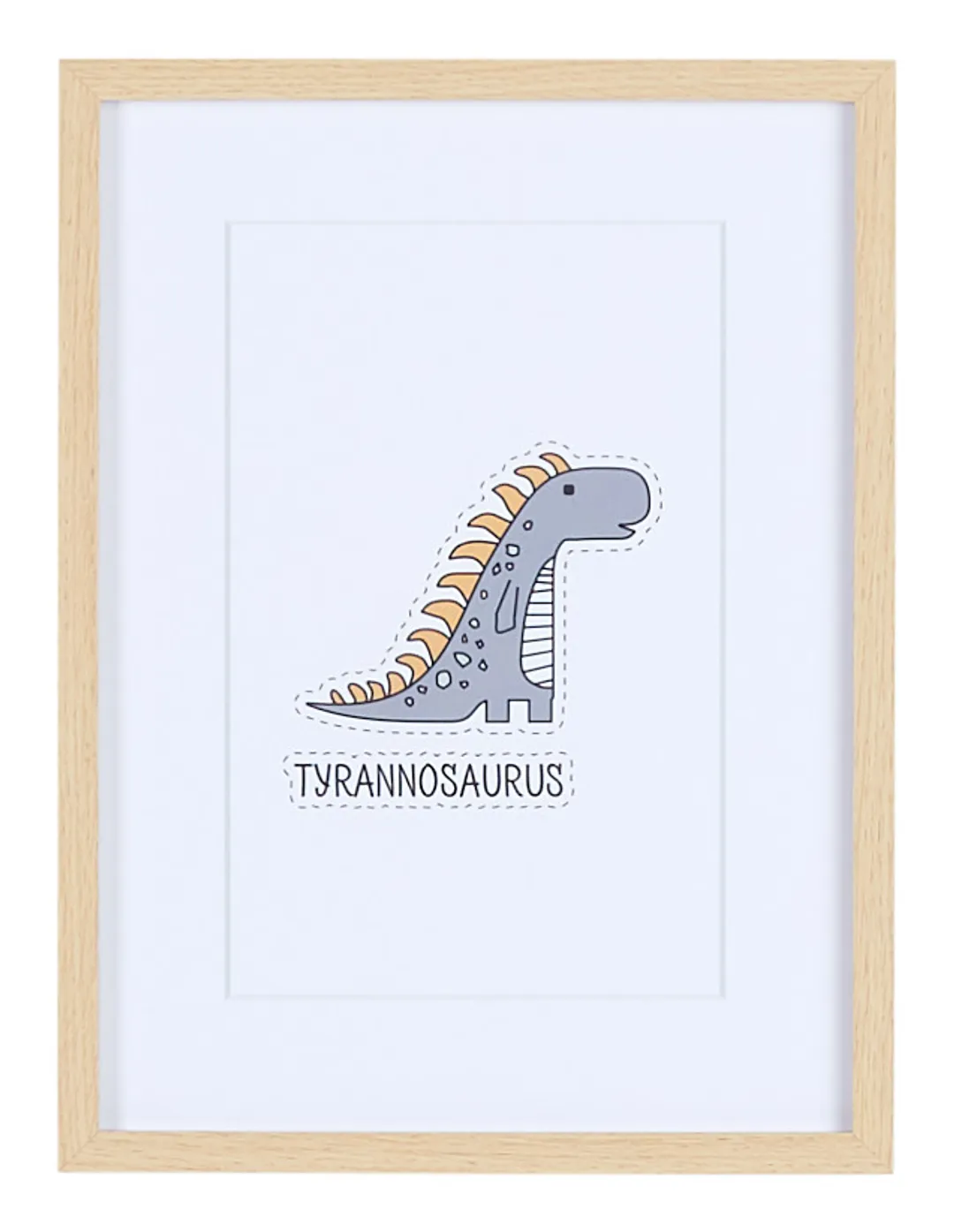 Chomp Gray Framed Wall Art