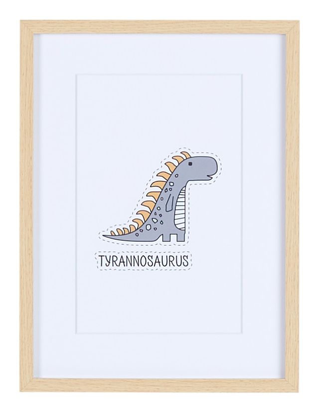 Chomp Gray Framed Wall Art