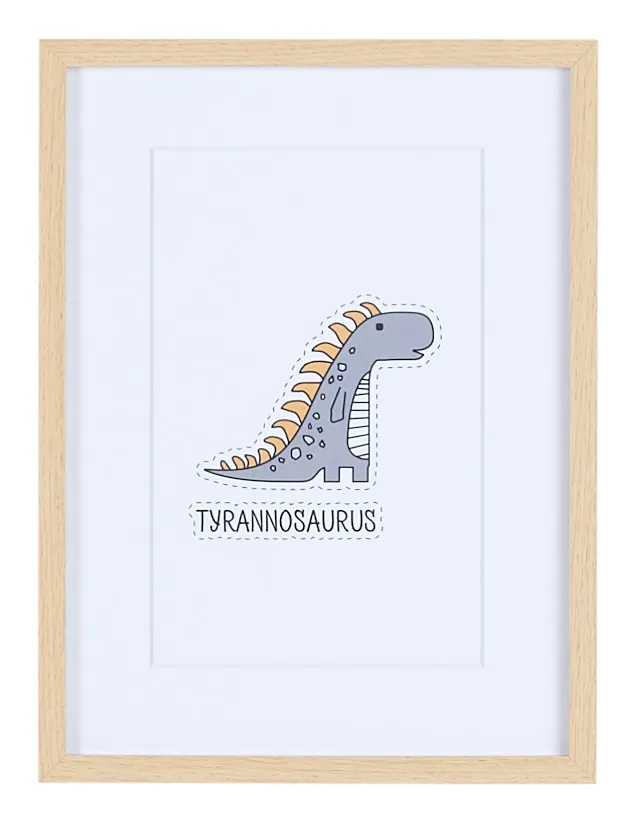 Chomp Gray Framed Wall Art