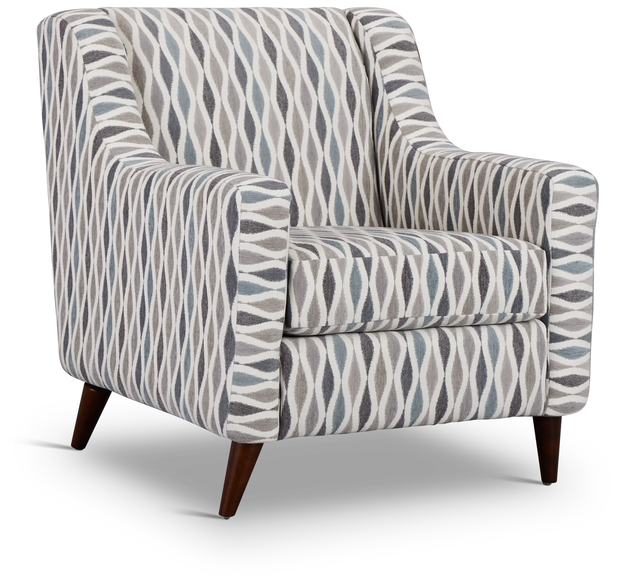 Ohgee Blue Accent Chair Ohgee Blue Accent Chair
