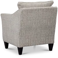 Webcam Gray Fabric Accent Chair