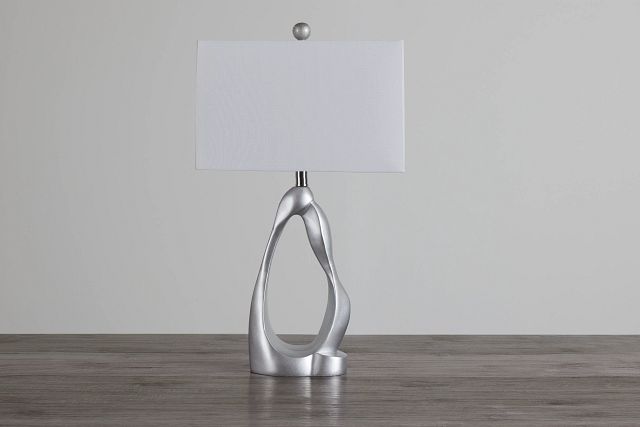 Holly Silver Polyresin Table Lamp (0)