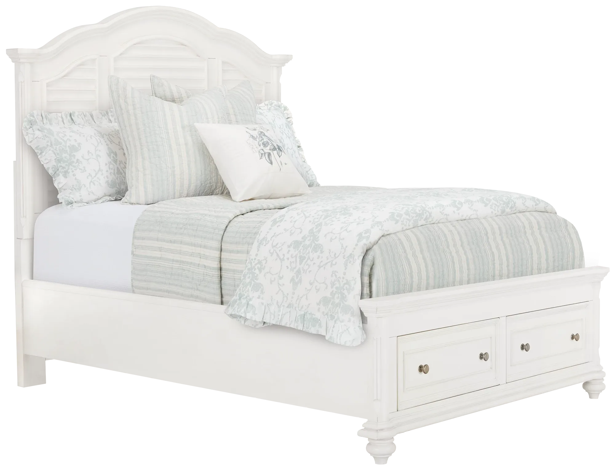 Savannah Ivory Mansion Storage Bed