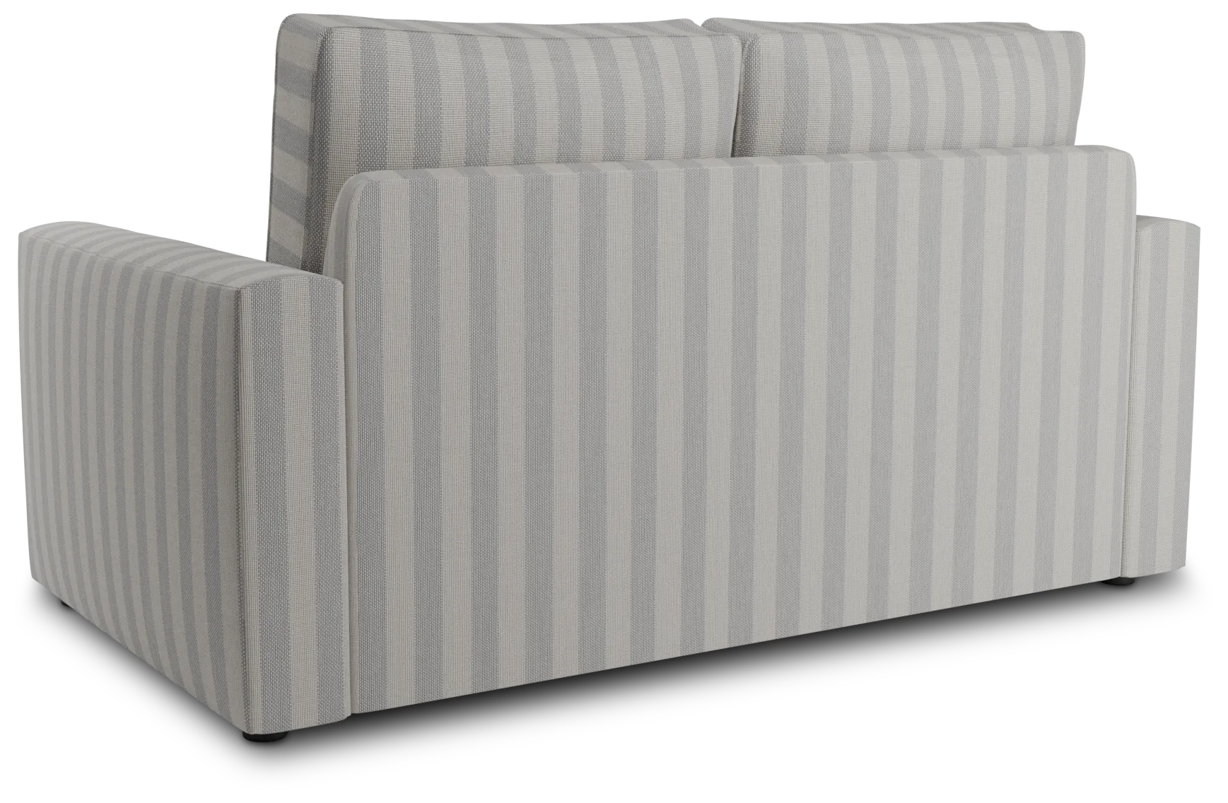 Siesta Sea Lane Light Gray Fabric Loveseat