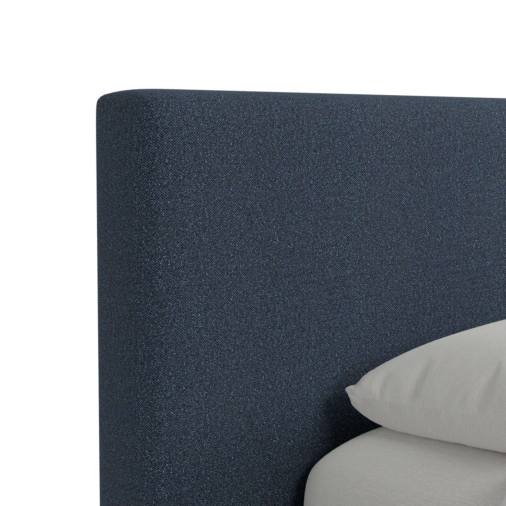 Grayton Elite Dark Blue 44" Upholstered Platform Bed Grayton Elite Dark Blue 44" Upholstered Platform Bed