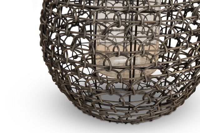Brady Gray Small Lantern