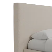 Grayton Gellar Brown 54" Upholstered Platform Bed