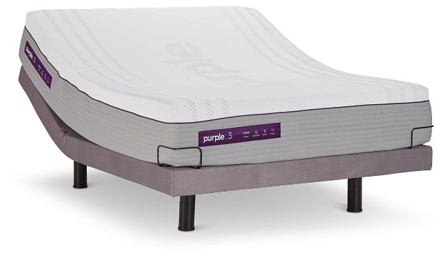 Purple Premier 3 Hybrid Adjustable Mattress Set (2)