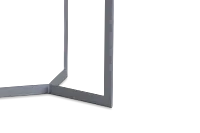 Mandie Silver Marble Accent Table