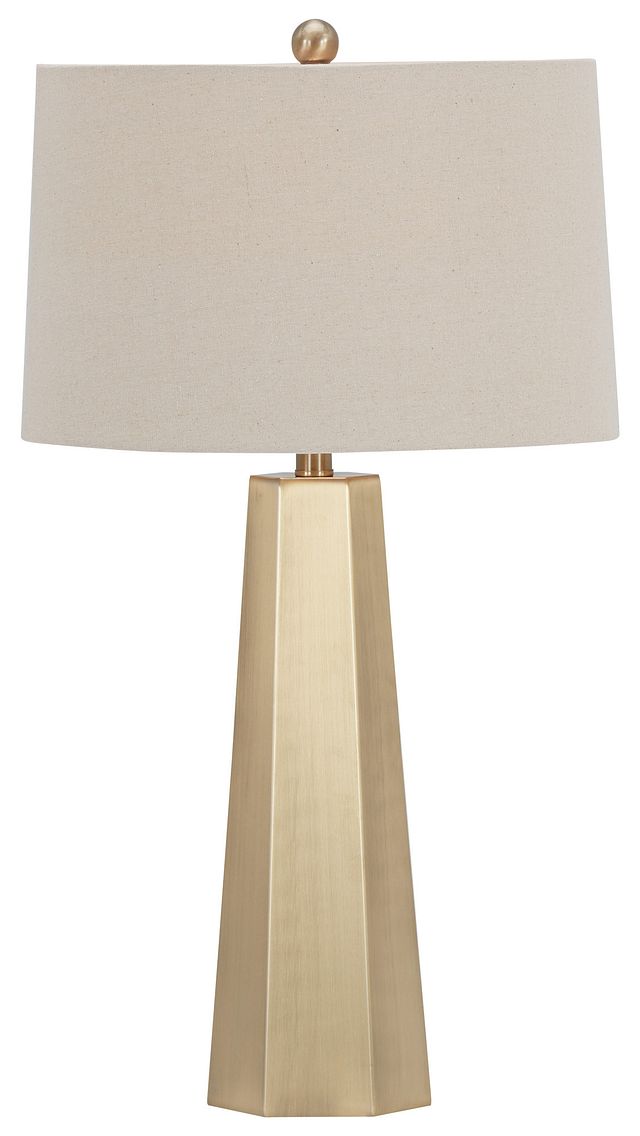 Marsham Light Beige Table Lamp (4)