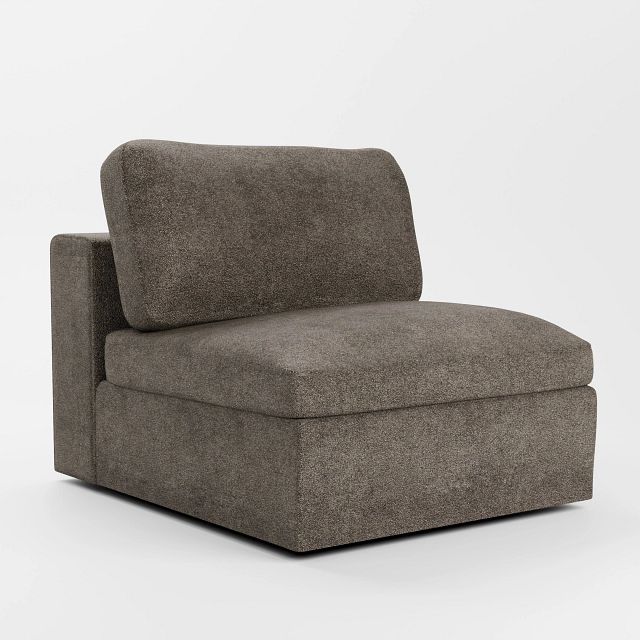 Destin Elite Brown Fabric Swivel Chair