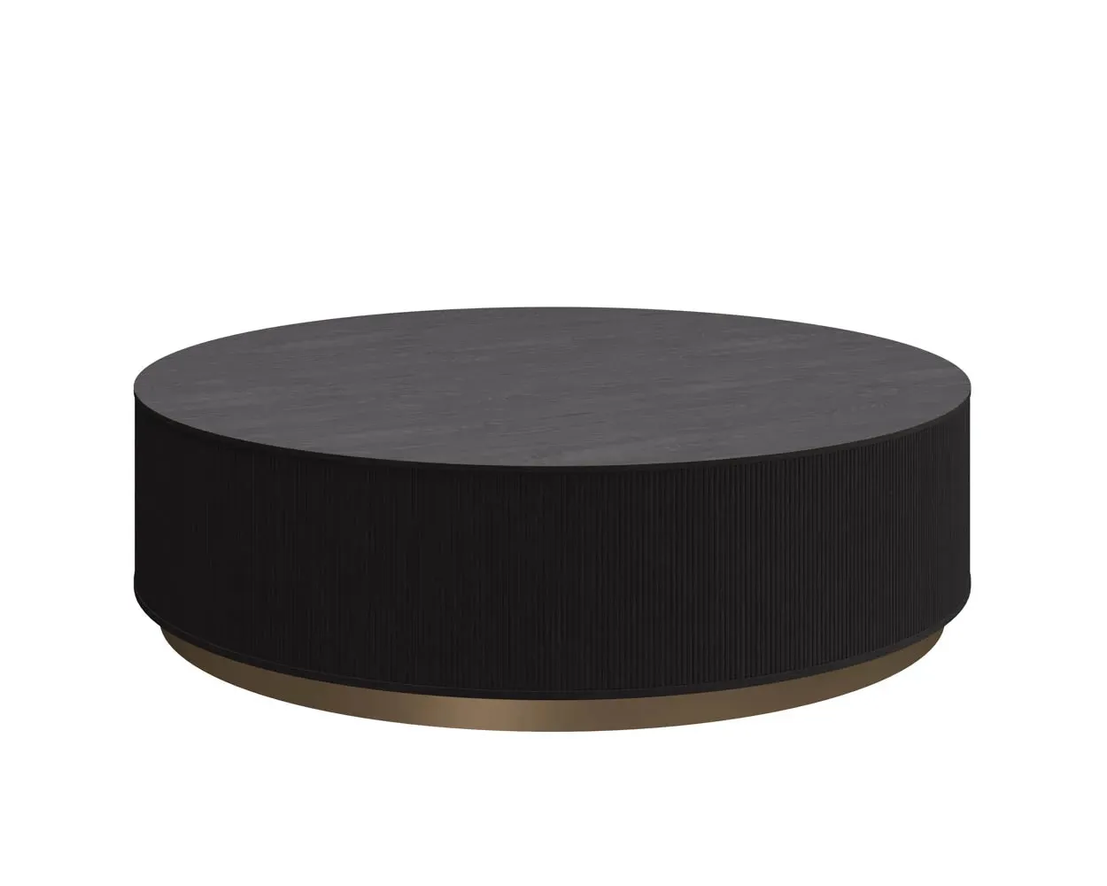 Delphi Dark Gray Round Coffee Table