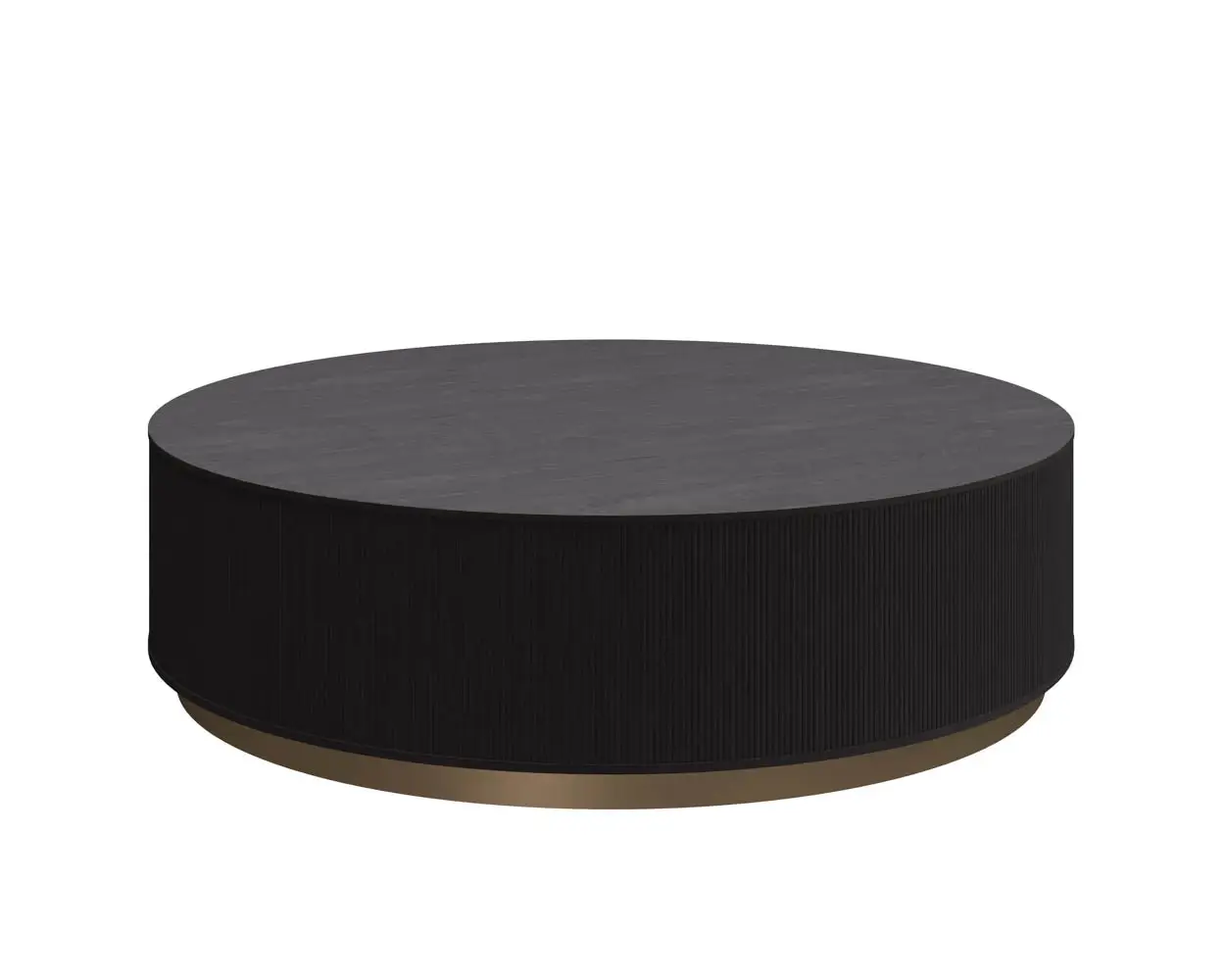 Delphi Dark Gray Round Coffee Table Delphi Dark Gray Round Coffee Table