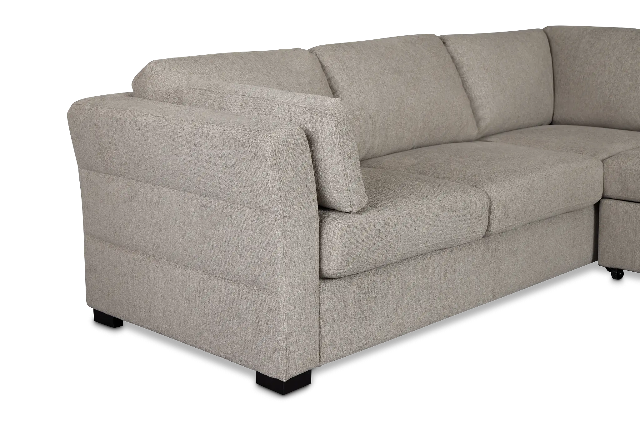 Amber Light Gray Fabric Large Right Chaise Storage Sleeper Sectional Amber Light Gray Fabric Large Right Chaise Storage Sleeper Sectional