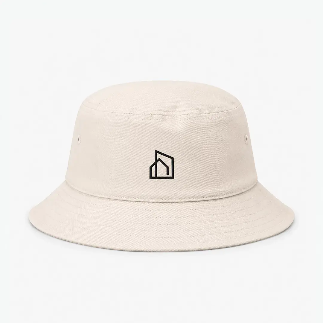 CITY HOME White Bucket Hat CITY HOME White Bucket Hat