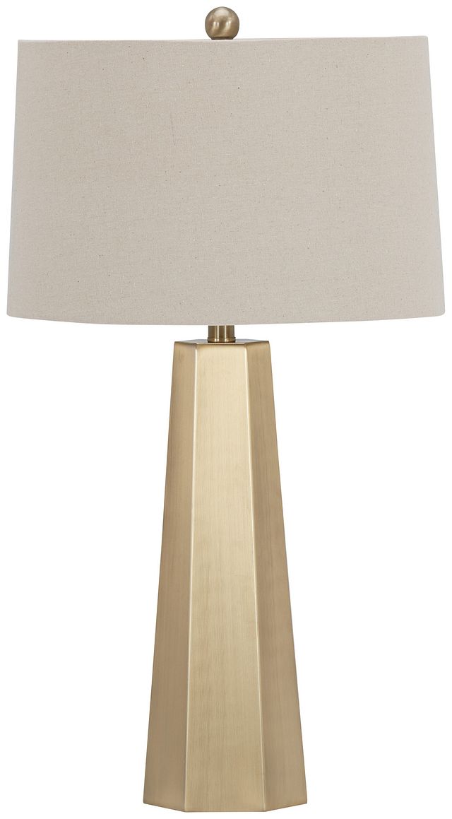 Marsham Light Beige Table Lamp (2)