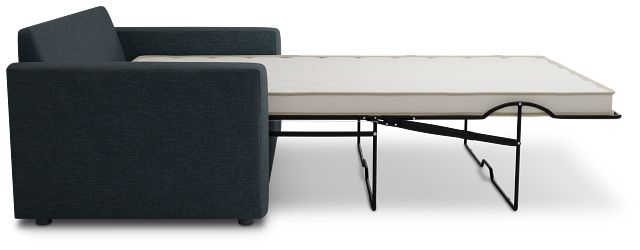 Siesta Elevation Dark Blue Fabric Innerspring Sleeper