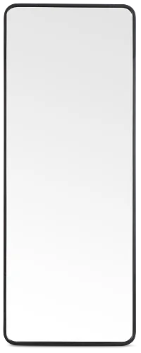 Amara Black Floor Mirror