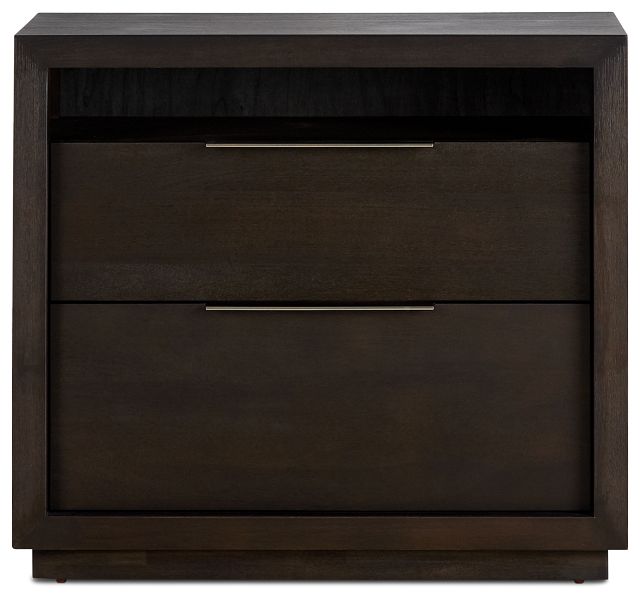 Madden Dark Tone 2-drawer Nightstand (2)