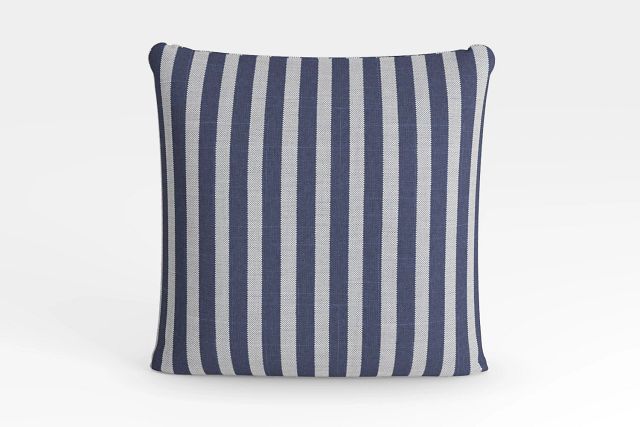 Sea Lane Navy 20" Accent Pillow