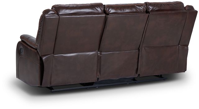Lowe Dark Brown Micro Reclining Sofa