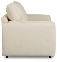 Rhodes Beige Fabric Memory Foam Sleeper