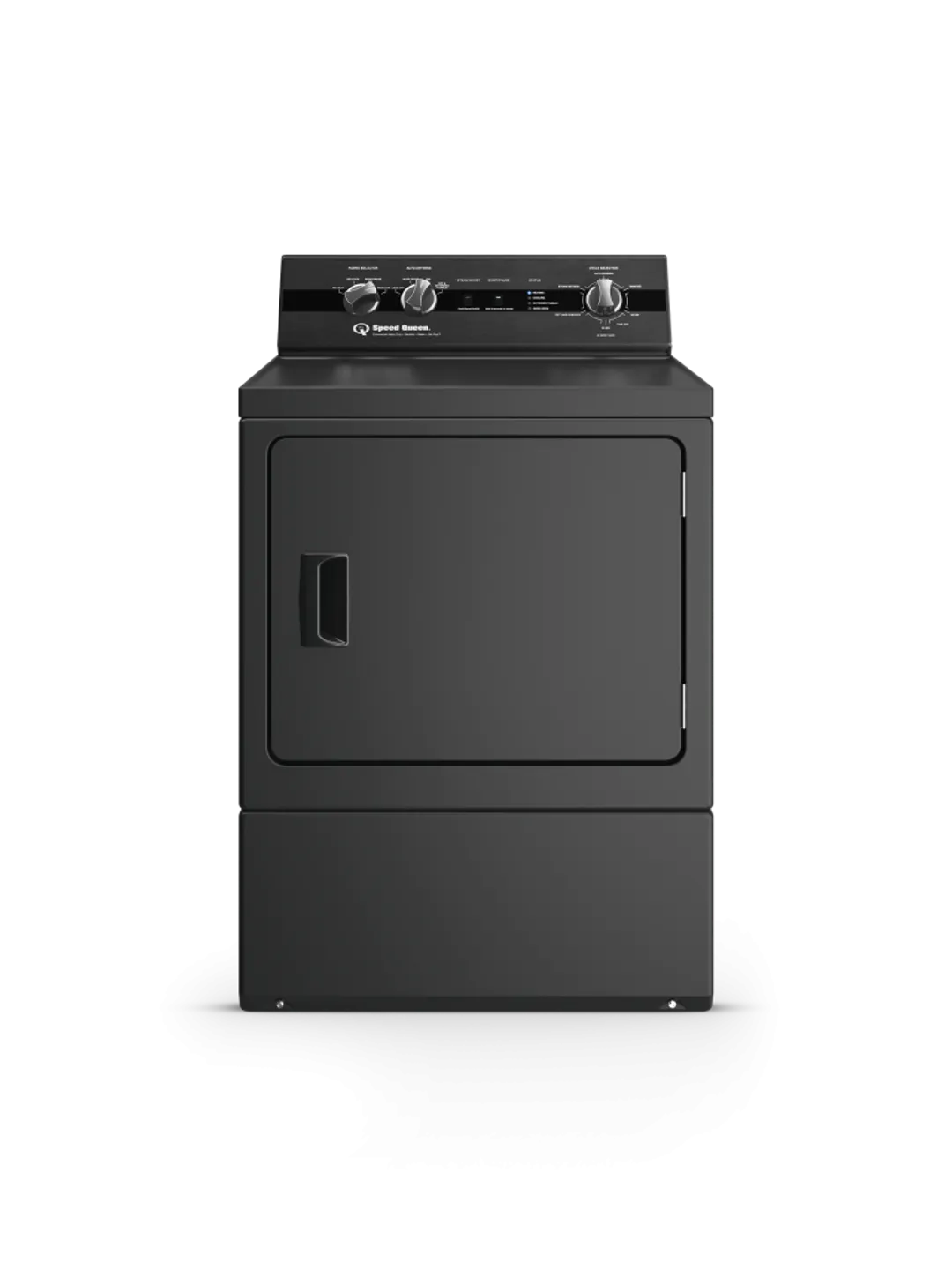 Speed Queen 5004 Series Black Front Load Gas Dryer