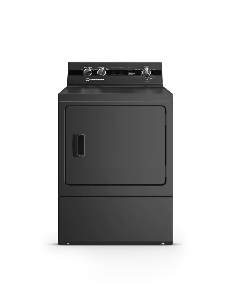 Speed Queen 5004 Series Black Front Load Gas Dryer