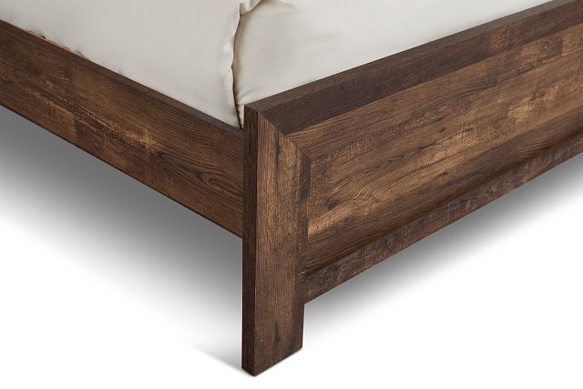 Ollie Dark Tone Panel Bed