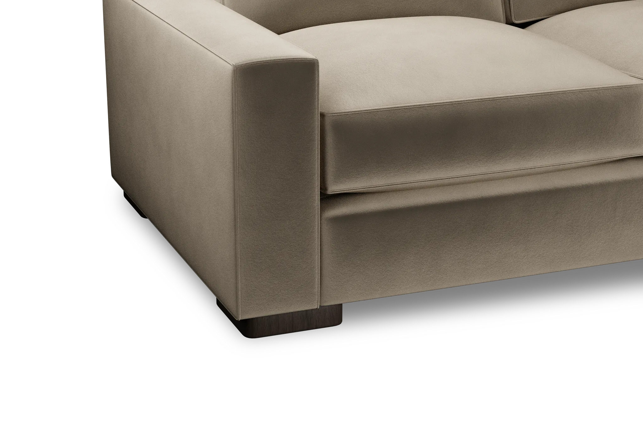 Edgewater Joya Beige Small Two-arm Sectional