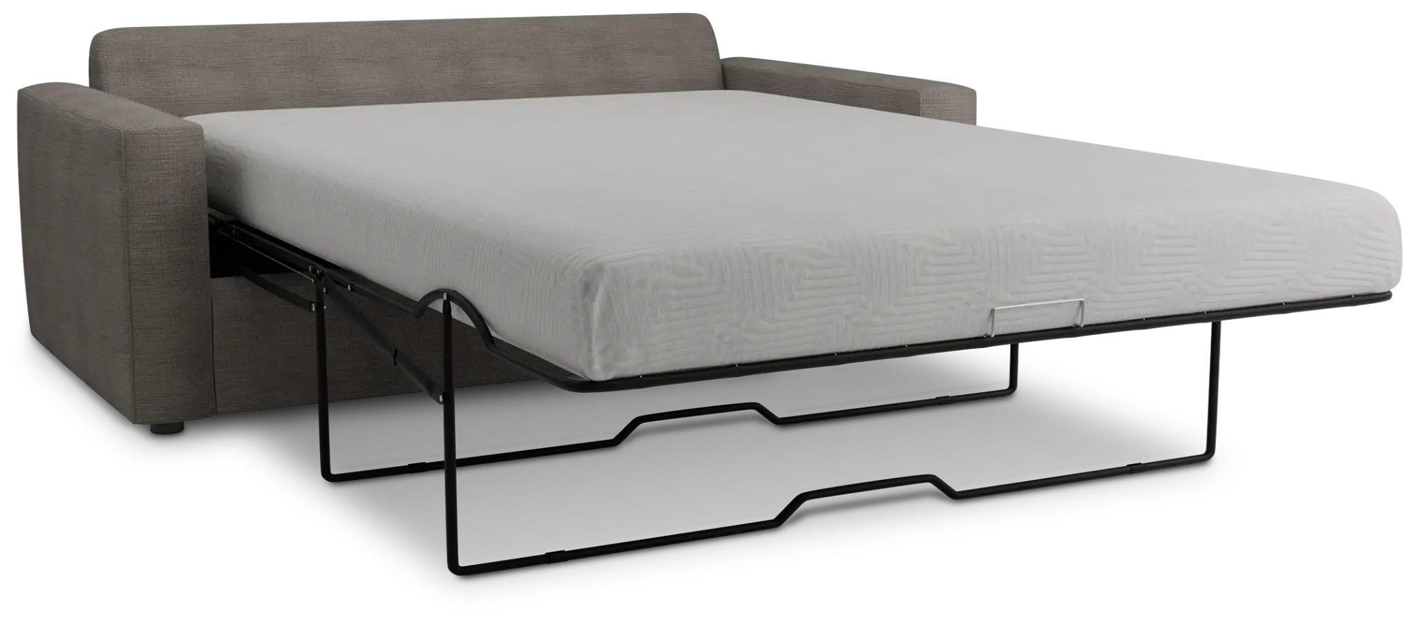Siesta Victory Gray Fabric Memory Foam Sleeper Siesta Victory Gray Fabric Memory Foam Sleeper