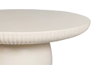 Cypress White Large Round Coffee Table